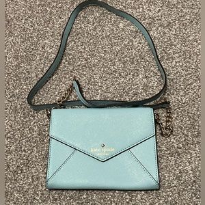 NEW Kate Spade Cedar Street Monday Powder Blue Crossbody Bag includes dust bag